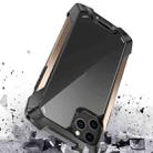 For iPhone 12 / 12 Pro R-JUST Metal Airbag Shockproof Protective Case(Gold) - 3