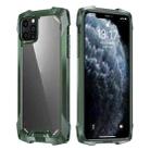 For iPhone 12 Pro Max R-JUST Metal Airbag Shockproof Protective Case(Green) - 1
