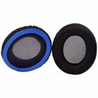 2 Pack BK Cloth Earphone Replacement Earpads Pads For HyperX Cloud Chat / Cloud Stinger Core(Black Blue) - 1