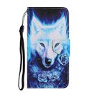 For Samsung Galaxy A10s Coloured Drawing Pattern Horizontal Flip PU Leather Case with Holder & Card Slots & Wallet & Lanyard(Rose Wolf) - 2