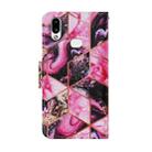 For Samsung Galaxy A10s Coloured Drawing Pattern Horizontal Flip PU Leather Case with Holder & Card Slots & Wallet & Lanyard(Purple Marble) - 3