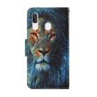 For Samsung Galaxy A20 / A30 Coloured Drawing Pattern Horizontal Flip PU Leather Case with Holder & Card Slots & Wallet & Lanyard(Lion) - 3