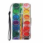 For Samsung Galaxy A20s Coloured Drawing Pattern Horizontal Flip PU Leather Case with Holder & Card Slots & Wallet & Lanyard(Eye Shadow) - 2