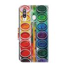 For Samsung Galaxy A20s Coloured Drawing Pattern Horizontal Flip PU Leather Case with Holder & Card Slots & Wallet & Lanyard(Eye Shadow) - 3