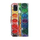 For Samsung Galaxy A21s Coloured Drawing Pattern Horizontal Flip PU Leather Case with Holder & Card Slots & Wallet & Lanyard(Eye Shadow) - 2