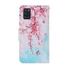 For Samsung Galaxy A31 Coloured Drawing Pattern Horizontal Flip PU Leather Case with Holder & Card Slots & Wallet & Lanyard(Cherry Blossoms) - 3