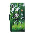 For Samsung Galaxy A40 Coloured Drawing Pattern Horizontal Flip PU Leather Case with Holder & Card Slots & Wallet & Lanyard(Panda) - 3