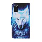 For Samsung Galaxy A41 Coloured Drawing Pattern Horizontal Flip PU Leather Case with Holder & Card Slots & Wallet & Lanyard(Rose Wolf) - 3