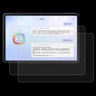For Think Academy Learning Pad P4 12.1 2pcs 9H 0.3mm Explosion-proof Tempered Glass Film - 1