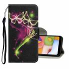 For Samsung Galaxy A50 / A30s Coloured Drawing Pattern Horizontal Flip PU Leather Case with Holder & Card Slots & Wallet & Lanyard(Couple Butterfly) - 1