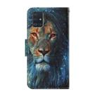 For Samsung Galaxy A51 Coloured Drawing Pattern Horizontal Flip PU Leather Case with Holder & Card Slots & Wallet & Lanyard(Lion) - 3