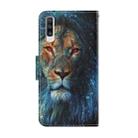For Samsung Galaxy A70 Coloured Drawing Pattern Horizontal Flip PU Leather Case with Holder & Card Slots & Wallet & Lanyard(Lion) - 3