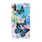 For Samsung Galaxy A70 Coloured Drawing Pattern Horizontal Flip PU Leather Case with Holder & Card Slots & Wallet & Lanyard(Purple Butterfly) - 3