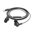 hoco M114 Type-C Jia Universal Digital Earphones with Microphone(Black) - 2