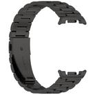 For Samsung Galaxy Watch8 /8 Ultra 2 Tri-beads Flat Buckle Titanium Alloy Watch Band(Black) - 3