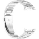 For Samsung Galaxy Watch8 /8 Ultra 2 Tri-beads Flat Buckle Titanium Alloy Watch Band(Silver) - 3