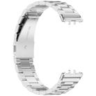 For Samsung Galaxy Fit3 / SM-R390 Tri-beads Flat Buckle Titanium Alloy Watch Band(Silver) - 3
