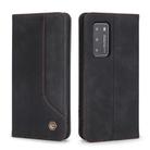 For Huawei P40 POLA 008 Series Retro Classic Magnetic Horizontal Flip Leather Case with Holder & Card Slots(Black) - 2