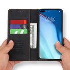 For Huawei P40 POLA 008 Series Retro Classic Magnetic Horizontal Flip Leather Case with Holder & Card Slots(Black) - 5