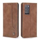 For Huawei P40 Pro POLA 008 Series Retro Classic Magnetic Horizontal Flip Leather Case with Holder & Card Slots(Brown) - 2