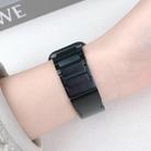 For Apple Watch 46mm / 49mm / 45mm / 44mm Tri-beads Side-detachable Buckle Stainless Steel Watch Band(Black) - 3
