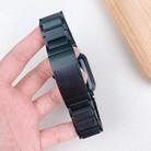 For Apple Watch 42mm / 41mm / 40mm / 38mm Tri-beads Side-detachable Buckle Stainless Steel Watch Band(Black) - 2