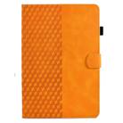For Xiaomi Redmi Pad 2 Rhombus Embossed Leather Smart Tablet Case(Kakhi) - 2
