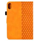 For Xiaomi Redmi Pad 2 Rhombus Embossed Leather Smart Tablet Case(Kakhi) - 3