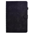 For Xiaomi Redmi Pad 2 Rhombus Embossed Leather Smart Tablet Case(Black) - 2