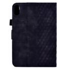 For Xiaomi Redmi Pad 2 Rhombus Embossed Leather Smart Tablet Case(Black) - 3
