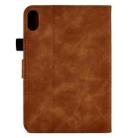 For Xiaomi Redmi Pad 2 Peony Butterfly Embossed Leather Smart Tablet Case(Brown) - 3