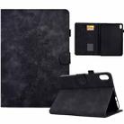 For Xiaomi Redmi Pad 2 Peony Butterfly Embossed Leather Smart Tablet Case(Black) - 1