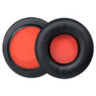 2 Pack Protein Leather Earphone Replacement Earpads Pads For Skullcandy HESH 1.0(Black Red Net) - 1