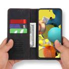 For Samsung Galaxy A51 5G POLA 008 Series Retro Classic Magnetic Horizontal Flip Leather Case with Holder & Card Slots(Black) - 3