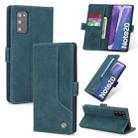 For Samsung Galaxy Note20 POLA 008 Series Retro Classic Magnetic Horizontal Flip Leather Case with Holder & Card Slots(Blue) - 1
