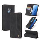 For Samsung Galaxy S9 POLA 008 Series Retro Classic Magnetic Horizontal Flip Leather Case with Holder & Card Slots(Black) - 1