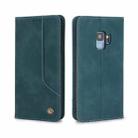 For Samsung Galaxy S9 POLA 008 Series Retro Classic Magnetic Horizontal Flip Leather Case with Holder & Card Slots(Blue) - 2