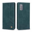 For Samsung Galaxy S20 POLA 008 Series Retro Classic Magnetic Horizontal Flip Leather Case with Holder & Card Slots(Blue) - 2