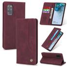 For Samsung Galaxy S20+ POLA 008 Series Retro Classic Magnetic Horizontal Flip Leather Case with Holder & Card Slots(Red) - 1