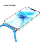 For iPhone 12 Pro Max Four-Corner Shockproof Transparent TPU Case with Lanyard(Black) - 3