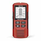 HW-710 5-in-1 Wall Scanner Metal Detector Stud Finder Measuring Instrument(Red) - 1