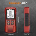 HW-710 5-in-1 Wall Scanner Metal Detector Stud Finder Measuring Instrument(Red) - 3