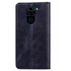 For Xiaomi Redmi Note 9 Business Stitching Horizontal Flip Leather Case with Double Folding & Bracket & Card Slots & Photo Frame & Wallet(Black) - 3