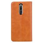 For Xiaomi Redmi 8 Business Stitching Horizontal Flip Leather Case with Double Folding & Bracket & Card Slots & Photo Frame & Wallet(Brown) - 3