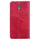 For Xiaomi Redmi 8A Business Stitching Horizontal Flip Leather Case with Double Folding & Bracket & Card Slots & Photo Frame & Wallet(Red) - 3