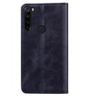 For Xiaomi Redmi Note 8 Business Stitching Horizontal Flip Leather Case with Double Folding & Bracket & Card Slots & Photo Frame & Wallet(Black) - 3