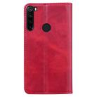 For Xiaomi Redmi Note 8 Business Stitching Horizontal Flip Leather Case with Double Folding & Bracket & Card Slots & Photo Frame & Wallet(Red) - 3