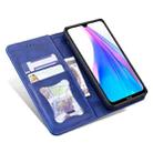 For Xiaomi Redmi Note 8T Business Stitching Horizontal Flip Leather Case with Double Folding & Bracket & Card Slots & Photo Frame & Wallet(Royal Blue) - 4