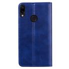 For Xiaomi Redmi Note 7 / Note 7 Pro Business Stitching Horizontal Flip Leather Case with Double Folding & Bracket & Card Slots & Photo Frame & Wallet(Royal Blue) - 2