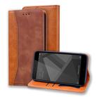 For Xiaomi Redmi 4X Business Stitching Horizontal Flip Leather Case with Double Folding & Bracket & Card Slots & Photo Frame & Wallet(Brown) - 1